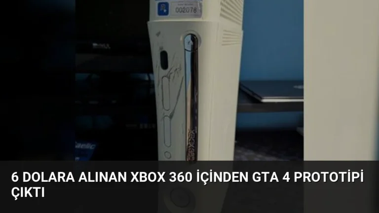 6 Dolara Alınan Xbox 360 İçinden GTA 4 Prototipi Çıktı