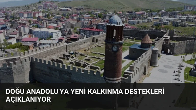 Doğu Anadolu’ya Yeni Kalkınma Destekleri Açıklanıyor