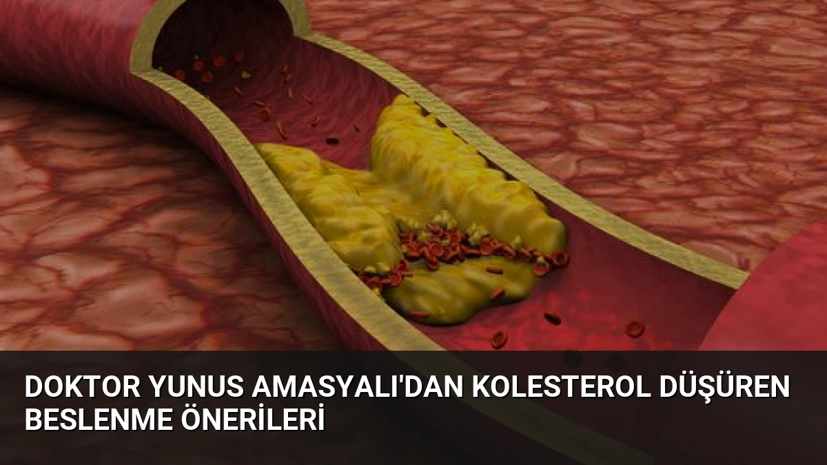 Doktor Yunus Amasyalı’dan Kolesterol Düşüren Beslenme Önerileri