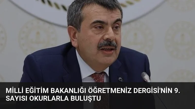 Milli Eğitim Bakanlığı ÖğretmenİZ Dergisi’nin 9. Sayısı Okurlarla Buluştu