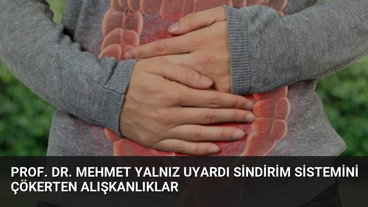Prof. Dr. Mehmet Yalnız Uyardı Sindirim Sistemini Çökerten Alışkanlıklar