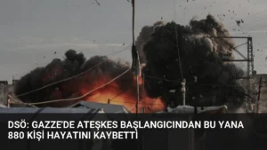 DSÖ: Gazze’de Ateşkes Başlangıcından Bu Yana 880 Kişi Hayatını Kaybetti