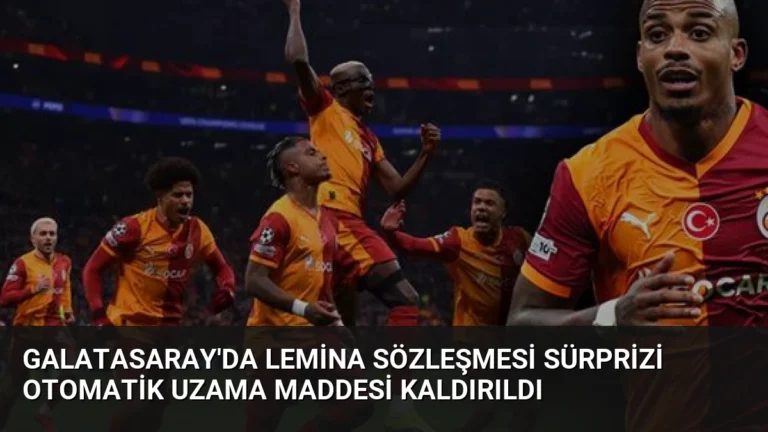 Galatasaray’da Lemina Sözleşmesi Sürprizi Otomatik Uzama Maddesi Kaldırıldı