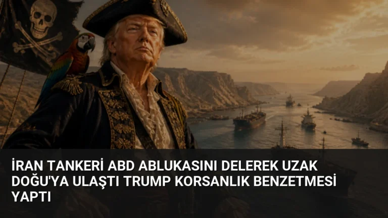 İran Tankeri ABD Ablukasını Delerek Uzak Doğu’ya Ulaştı Trump Korsanlık Benzetmesi Yaptı