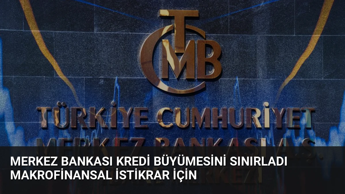 Merkez Bankası Kredi Büyümesini Sınırladı Makrofinansal İstikrar İçin