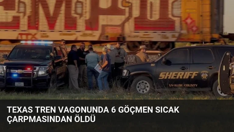 Texas Tren Vagonunda 6 Göçmen Sıcak Çarpmasından Öldü