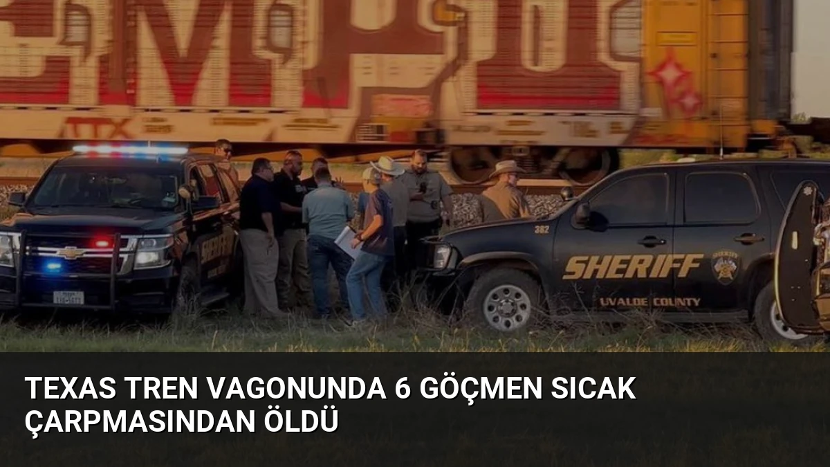 Texas Tren Vagonunda 6 Göçmen Sıcak Çarpmasından Öldü
