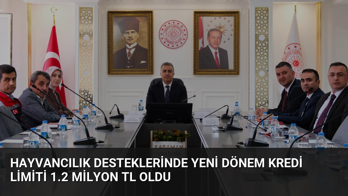 Hayvancılık Desteklerinde Yeni Dönem Kredi Limiti 1.2 Milyon TL Oldu