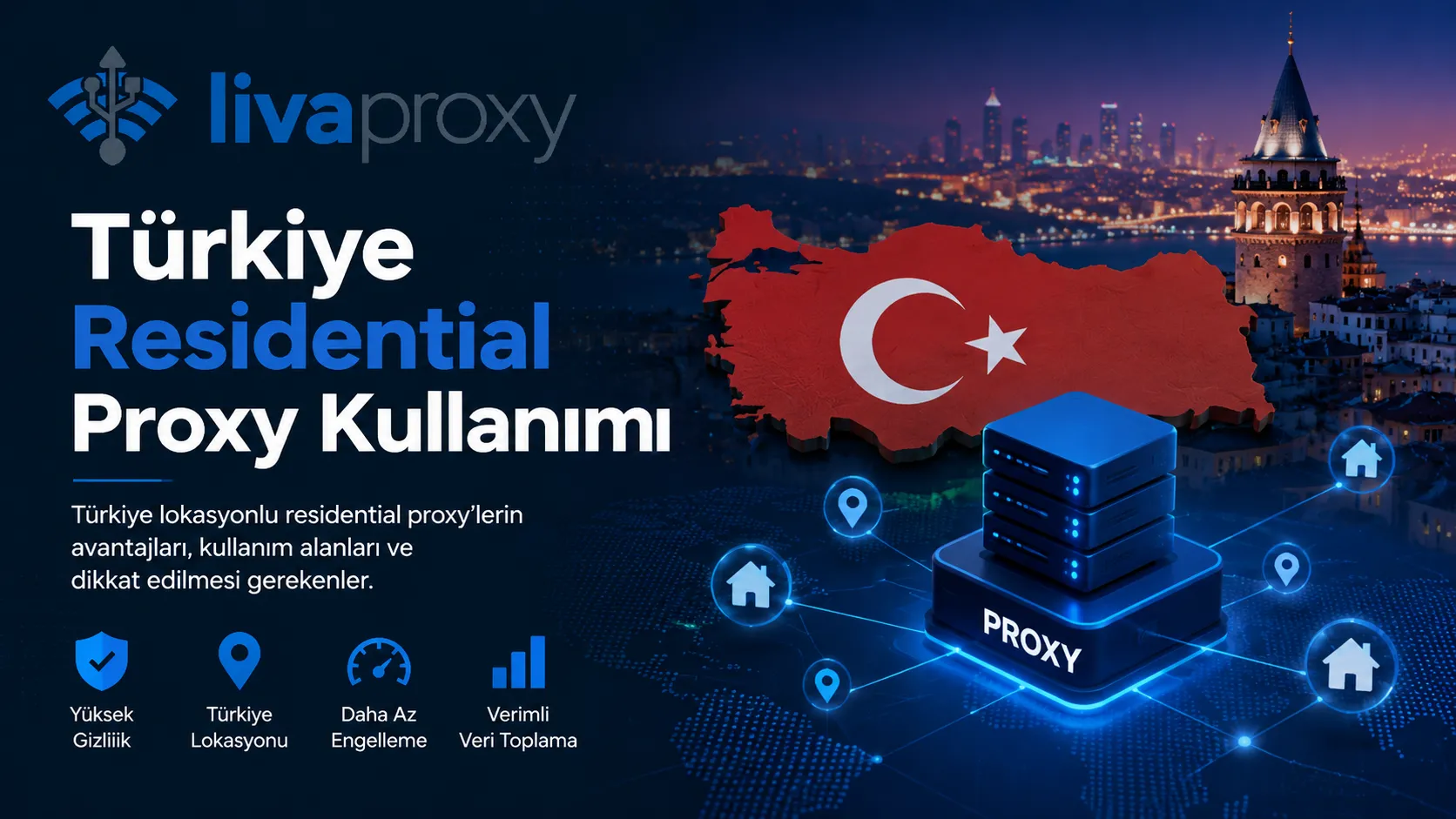 Türkiye Residential Proxy Kullanımı