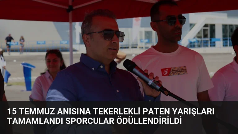 15 Temmuz Anısına Tekerlekli Paten Yarışları Tamamlandı Sporcular Ödüllendirildi