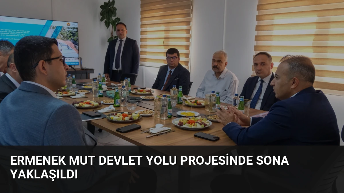 Ermenek Mut Devlet Yolu Projesinde Sona Yaklaşıldı