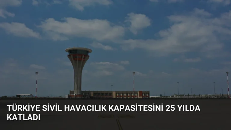 Türkiye Sivil Havacılık Kapasitesini 25 Yılda Katladı