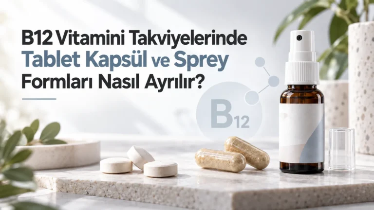B12 Vitamini Takviyelerinde Tablet Kapsül ve Sprey Formları Nasıl Ayrılır?