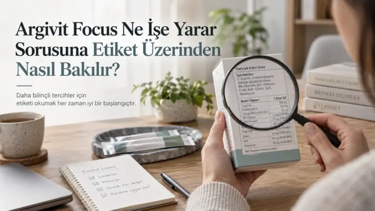 Argivit Focus Ne İşe Yarar Sorusuna Etiket Üzerinden Nasıl Bakılır?