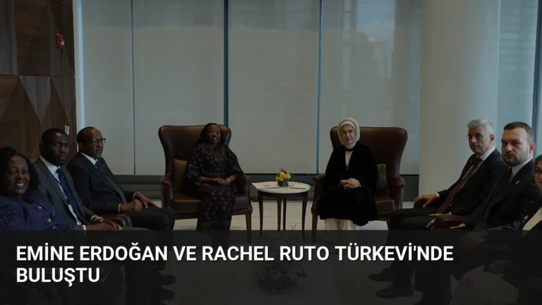 Emine Erdoğan ve Rachel Ruto Türkevi’nde Buluştu