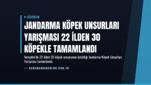 Jandarma Köpek Unsurları Yarışması 22 İlden 30 Köpekle Tamamlandı