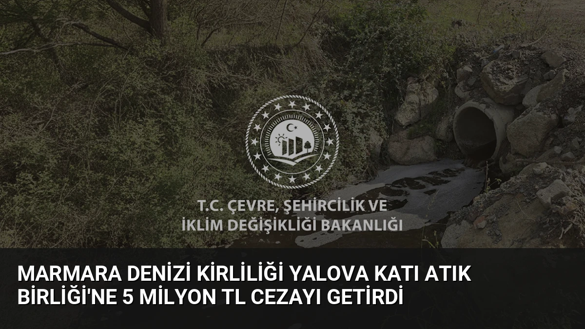 Marmara Denizi Kirliliği Yalova Katı Atık Birliği’ne 5 Milyon TL Cezayı Getirdi