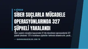 Siber Suçlarla Mücadele Operasyonlarında 327 Şüpheli Yakalandı